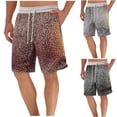 thumbnail image 1 of Big & Tall Jacquard Athletic Shorts for Men 10" Inseam Quick Dry Running Short Pants, Summer Fashion Casual Textured Performance Basketball Workout Shorts with Pockets, 1 of 5
