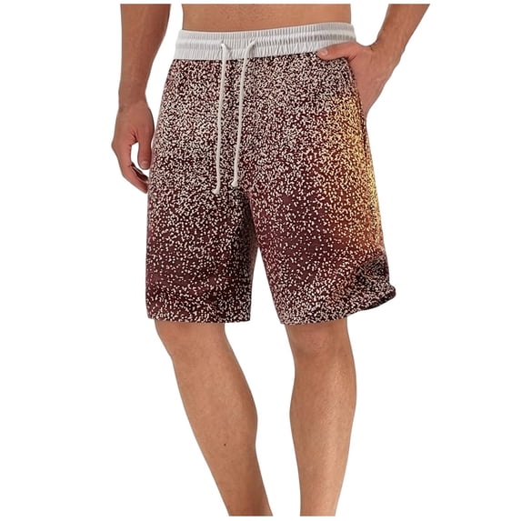 Big & Tall Jacquard Athletic Shorts for Men 10" Inseam Quick Dry Running Short Pants, Summer Fashion Casual Textured Performance Basketball Workout Shorts with Pockets