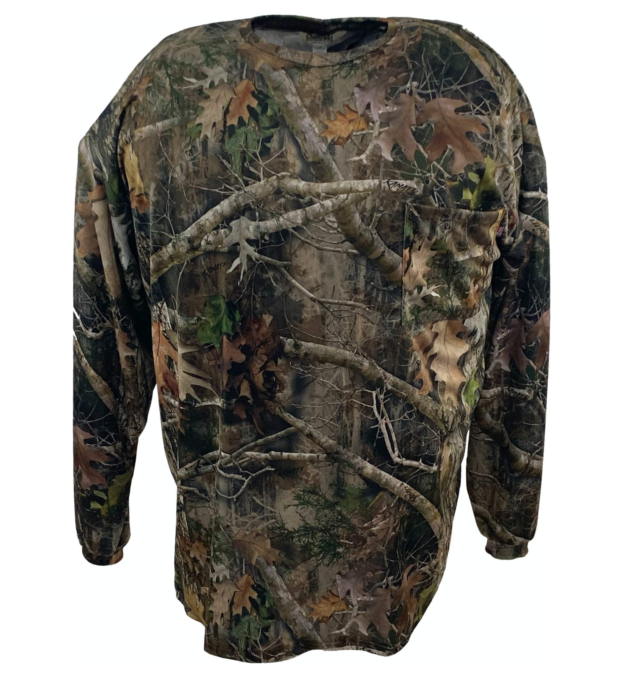 Big  Tall Kanati Camo Long Sleeve Hunting T-Shirt