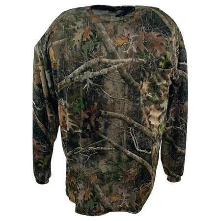 Big Tall Kanati Camo Long Sleeve Hunting T-Shirt