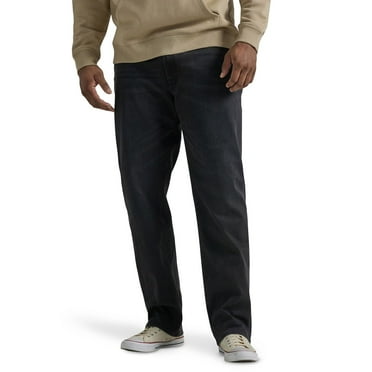 Big & Tall Lee® Extreme Motion MVP Relaxed-Fit Straight-Leg Jeans Color: Vintage Black Size: 44X29