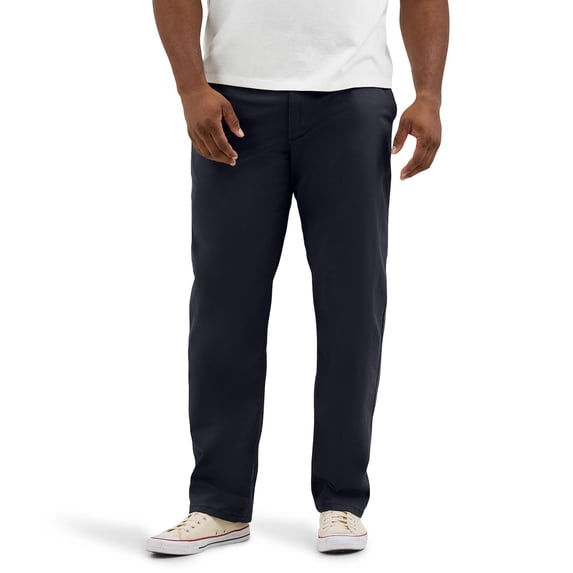 Big & Tall Lee® Extreme Motion MVP Straight Fit Casual Pant Color: Navy Size: 44X29