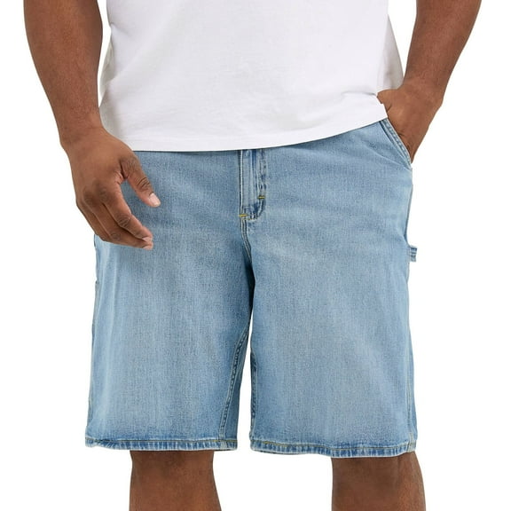 Big & Tall Lee® Legendary Workwear Carpenter Shorts Color: Light Denim Size: 50