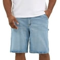 thumbnail image 1 of Big & Tall Lee® Legendary Workwear Carpenter Shorts Color: Light Denim Size: 52, 1 of 4