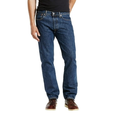 Big & Tall Levi's® 501® Original Shrink-To-Fit™ Jeans Color: Dark Stonewash Size: 32X38