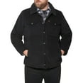 thumbnail image 1 of Big & Tall Levi's® Classic Corduroy Sherpa-Lined Trucker Jacket Color: Black Size: XL TALL, 1 of 4