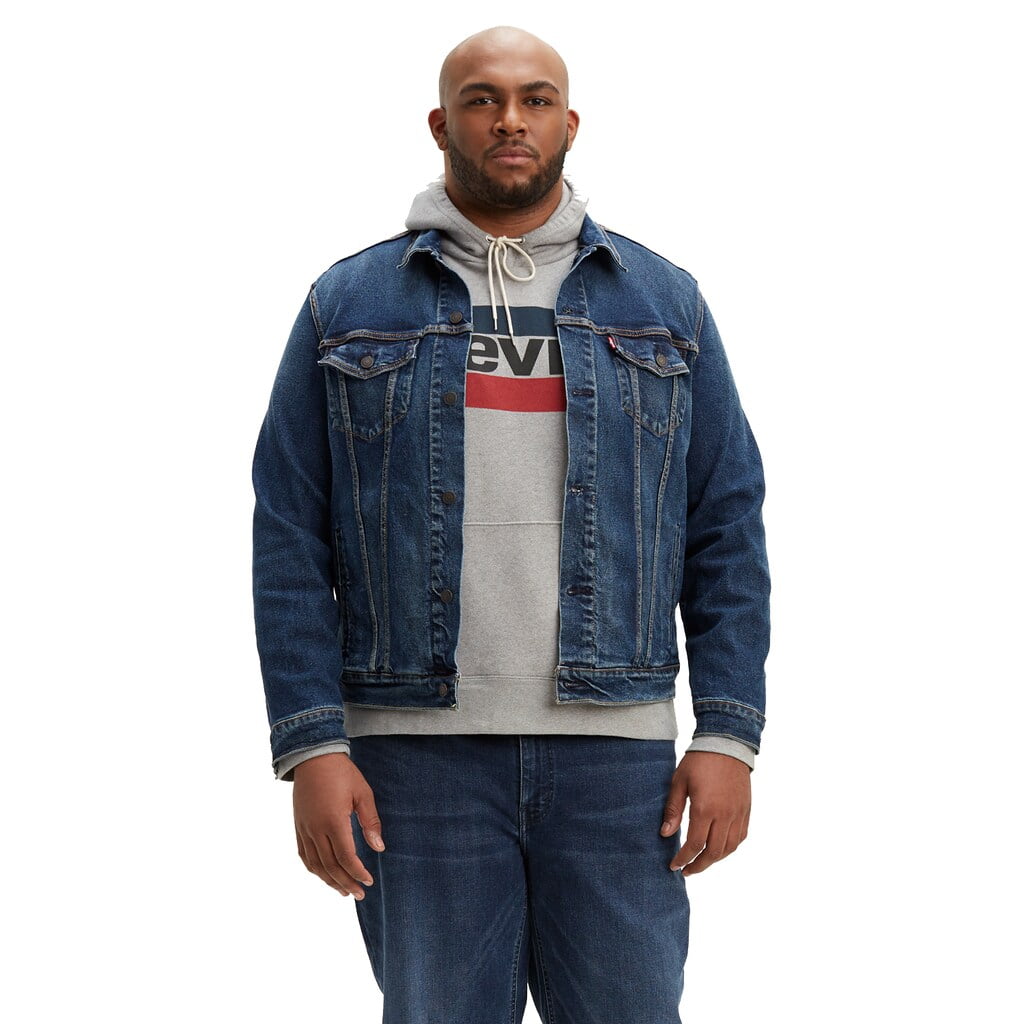 Big Tall Levi s Denim Trucker Jacket Colusa Walmart