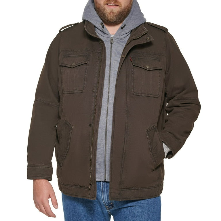 Levi's sherpa field coat black 2025