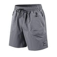 thumbnail image 1 of Big & Tall Men's 7" Inseam Utility Cargo Short Pants Quick Dry Lightweight Performance Outdoor Hiking Fishing Walking Shorts with Zipper Pockets Stretch Elastic Waist, 1 of 5