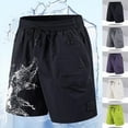 thumbnail image 1 of Big & Tall Men's 7" Inseam Utility Cargo Short Pants Quick Dry Lightweight Performance Outdoor Hiking Fishing Walking Shorts with Zipper Pockets Stretch Elastic Waist, 1 of 6