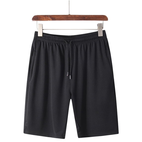 Big & Tall Men's 9" Inseam Mesh Athletic Shorts, Quick Dry Performance Workout Short Pants with Pockets for Basketball Running Fitness Summer Activewear