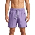 thumbnail image 1 of Big & Tall Men's Athletic Shorts 6" Inseam Running Quick Dry Short Pants Above Knee Length with Zipper Pockets Activewear, 1 of 8