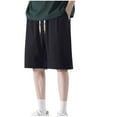 thumbnail image 1 of Big & Tall Men's Athletic Shorts 9" Inseam Quick Dry Workout Short Pants Breathable Technical Fabric Running Basketball Training Bottoms with Pockets, 1977, 1 of 8