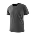thumbnail image 1 of Big & Tall Men's Athletic T-Shirt Quick Dry Raglan Short Sleeve Ice Silk Crew Neck Tee Moisture Wicking Breathable Performance Workout Top for Summer Outdoor, 1 of 5