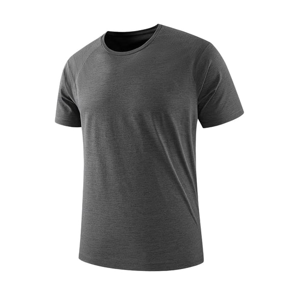 Big & Tall Men's Athletic T-Shirt Quick Dry Raglan Short Sleeve Ice Silk Crew Neck Tee Moisture Wicking Breathable Performance Workout Top for Summer Outdoor