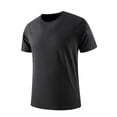 thumbnail image 1 of Big & Tall Men's Athletic T-Shirt Quick Dry Raglan Short Sleeve Ice Silk Crew Neck Tee Moisture Wicking Breathable Performance Workout Top for Summer Outdoor, 1 of 9