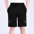 thumbnail image 1 of Big & Tall Men's Basketball Shorts 10" Inseam Mesh Breathable Quick Dry Athletic Workout Short Pants Activewear Training Shorts with Pockets and Graphic for Running, 1 of 8