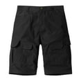 thumbnail image 1 of Big & Tall Men's Cargo Shorts 10" Inseam Ripstop Work Short Pants, Lightweight Quick Dry Knee Length Utility Bottoms for Hiking Fishing with 6 Pockets Belt Loops, 1 of 7