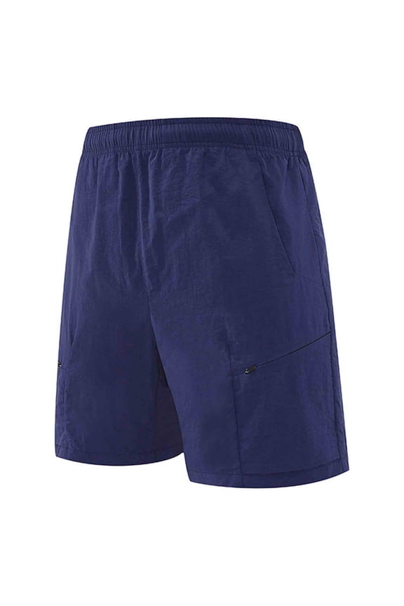 Big & Tall Men's Cargo Shorts 9" Inseam Quick Dry Performance Utility Short Pants, Lightweight Stretch Elastic Waist Pull On Multi-Pocket Bottoms for Hiking Travel