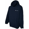 thumbnail image 1 of Big & Tall Men's Champion Midweight Fleece Pullover Hoodie with Script Logo NAVY 3XLT, 1 of 3