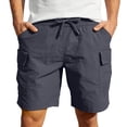 thumbnail image 1 of Big & Tall Men's Classic Cargo Shorts 9 Inch Inseam Quick Dry Performance Short Pants for Hiking Fishing, Summer Fashion Outdoor Utility Multi-Pocket Shorts, 1 of 9