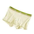 thumbnail image 1 of Big & Tall Men's Cotton Boxer Briefs - 3XL, Beige - Comfortable, Breathable, Soft - Stretchy Waistband, Everyday Underwear, 1 of 2