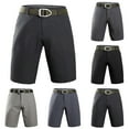 thumbnail image 1 of Big & Tall Men's Golf Shorts Quick Dry 9" Inseam Business Casual Performance Stretch Water Repellent Flat Front Short Pants for Work, No Belt Included, 1 of 6