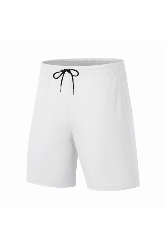 Big & Tall Men's Performance Mesh Athletic Shorts 9" Inseam Summer Quick Dry Workout Basketball Short Pants, Moisture Wicking Breathable Running Wear with Pockets