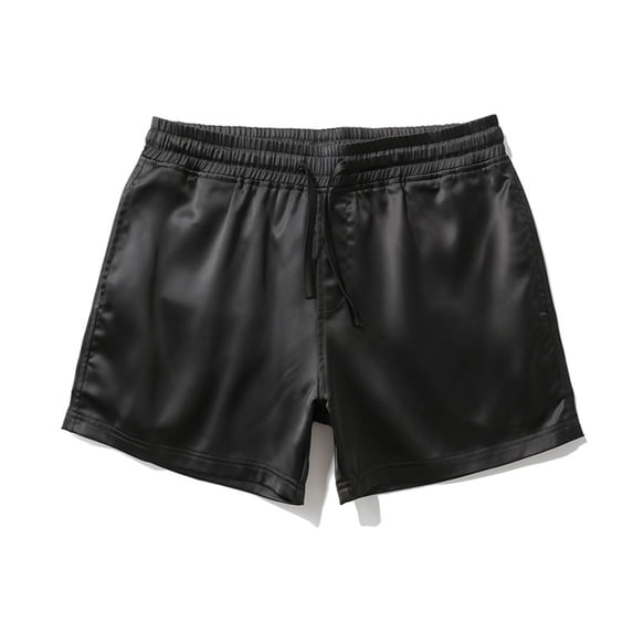 Big & Tall Men's Satin Athletic Workout Running Shorts, 5" Inseam Performance Silky Quick Dry Short Pants, Moisture Wicking Summer Beach Shorts with Pockets