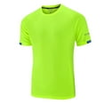 thumbnail image 1 of Big & Tall Men's Short Sleeve Running Tee Moisture Wicking Quick Dry Performance Workout Shirts Regular Fit Crew Neck Activewear Father's Day Gift, 1 of 2