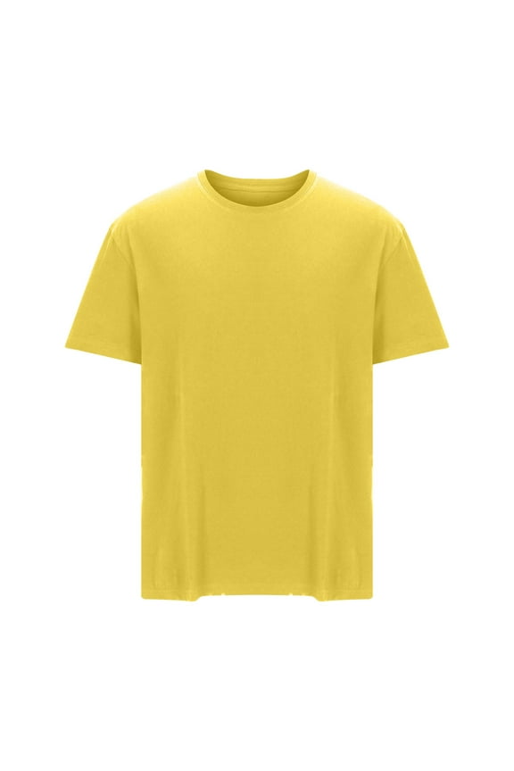 Big and Tall Mens Shirts Plus Size L-6X Short Sleeve Crewneck Tshirts Shirt Casual Solid Pullover Breathable Basic Athletic Workout Tees T-Shirts Tops