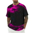 thumbnail image 1 of Big & Tall Mens T Shirts M-4X Plus Size Short Sleeve Crewneck Tshirts Shirt Casual Pullover Printed Basic Going Out Loungewear Tees Tops, 1 of 3
