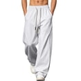 thumbnail image 1 of Big & Tall Mens Workout Pants Elastic Waist Drawstring Mesh Running Athletic Sweatpants M-5XL Dad Gifts, 1 of 8