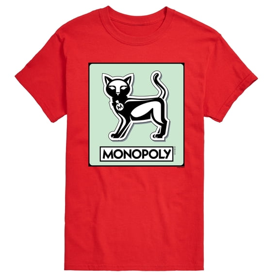 Monopoly - Cat Game Token - Men's Short Sleeve Graphic T-Shirt