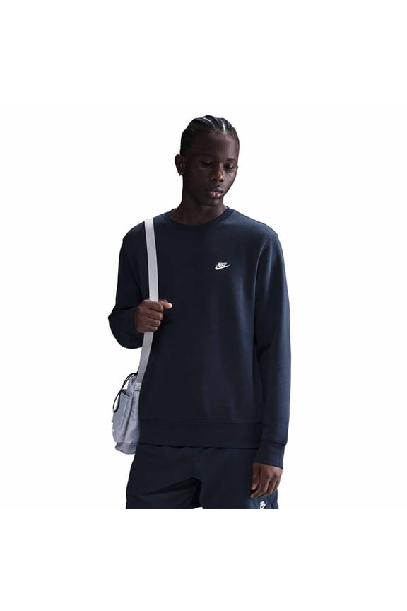 Big & Tall Nike Club Fleece Crew Color: Obsidian Size: 3XL