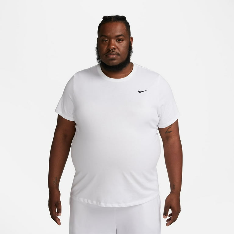 Nike Dri FIT Men s Fitness T Shirt Color White Black Size 3XL Tall Walmart
