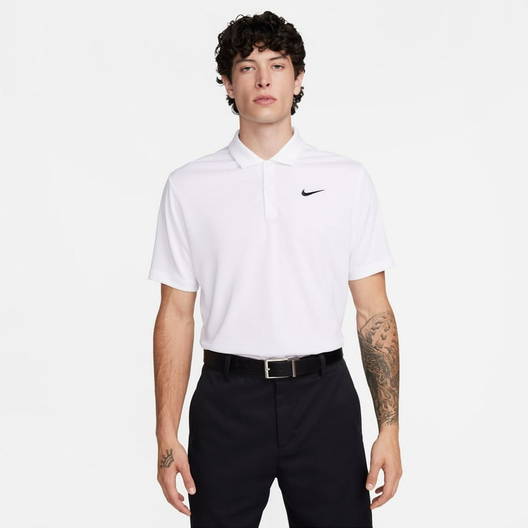 Big Tall Nike Solid Dri FIT Golf Polo Color White Size 3XL TALL Walmart