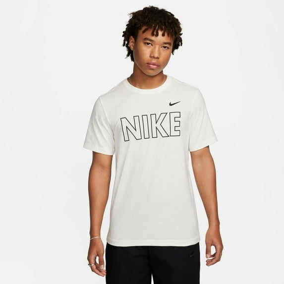 Big & Tall Nike Sportswear Block Graphic Tee Color: Sail Size: 3XL