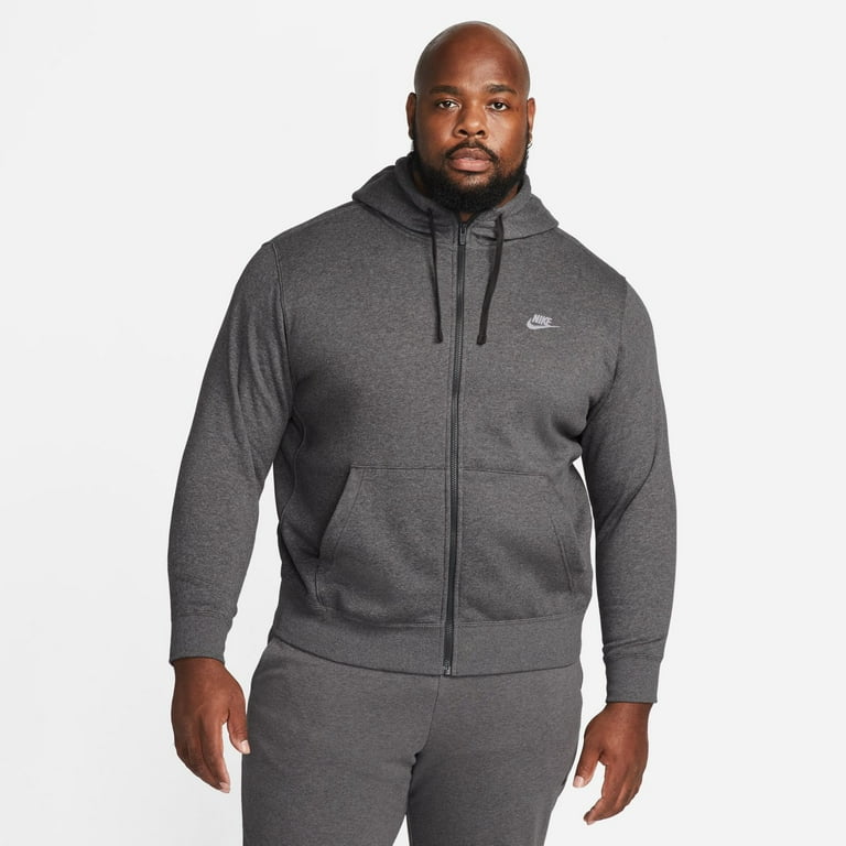 Men's club swoosh full zip fleece hoodie best sale