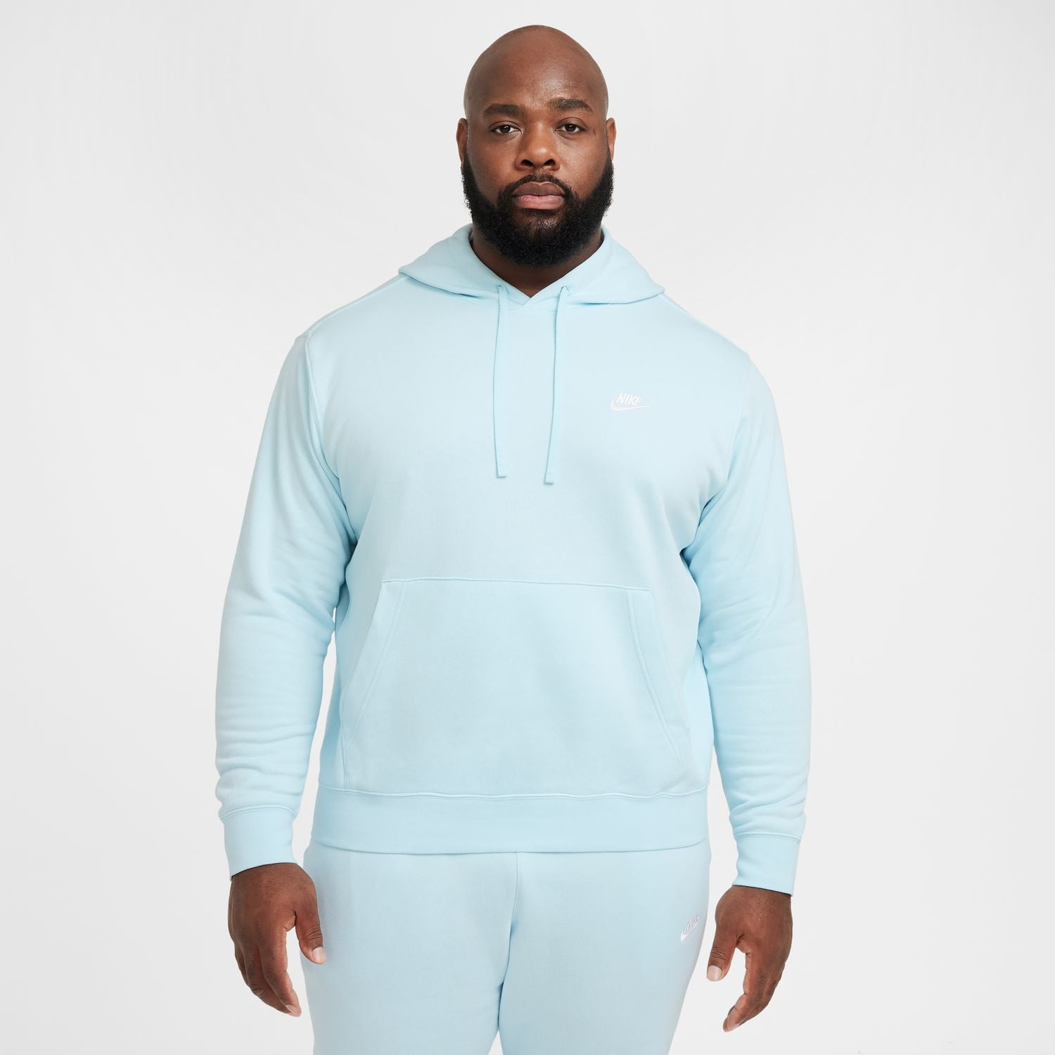 Big Tall Nike Sportswear Club Fleece Pullover Hoodie Color Dark Gray Heather Size 3XL TALL Walmart