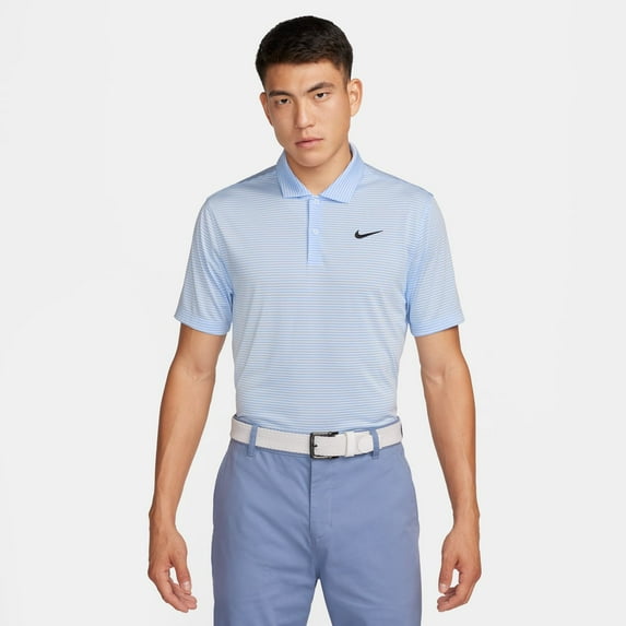 Big & Tall Nike Striped Dri-FIT Golf Polo Color: Blue Tint Size: 3XL TALL
