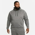 thumbnail image 1 of Nike Therma Men's Therma-FIT Hooded Fitness Pullover Color: Charcoal Heather/Dark Smoke Grey/Black Size: 2XL Tall, 1 of 4