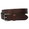 thumbnail image 1 of Big & Tall Oversize Snap on 1 1/2" Standard Plain Full Grain Leather Belt, 1 of 2