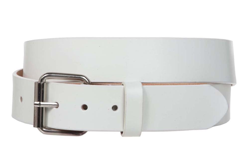 Big & Tall Snap-On Leather Belt - 1 1/2" Wide Plain Full Grain, Sizes 44" To 54" - View #8