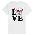 thumbnail image 1 of Peanuts - Love Snoopy - Men's Short Sleeve Graphic T-Shirt, 1 of 6