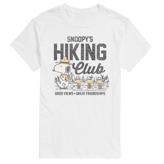 Peanuts - Snoopy's Hiking Club - Men's Short Sleeve Graphic T-Shirt