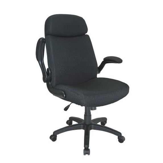 Big & Tall Pivot Arm Chair - Fabric, Gray
