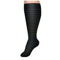 thumbnail image 1 of Big & Tall Running Knee High Socks Nylon Mens Youth Athletic Socks Baseball Softball Tube Socks Black, XXL, 1 of 2