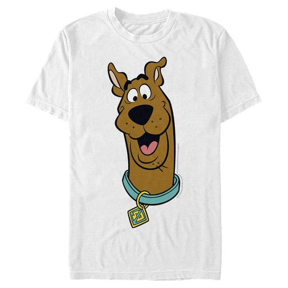 Men's Scooby Doo Happy Pose Graphic Tee White 4X Large
