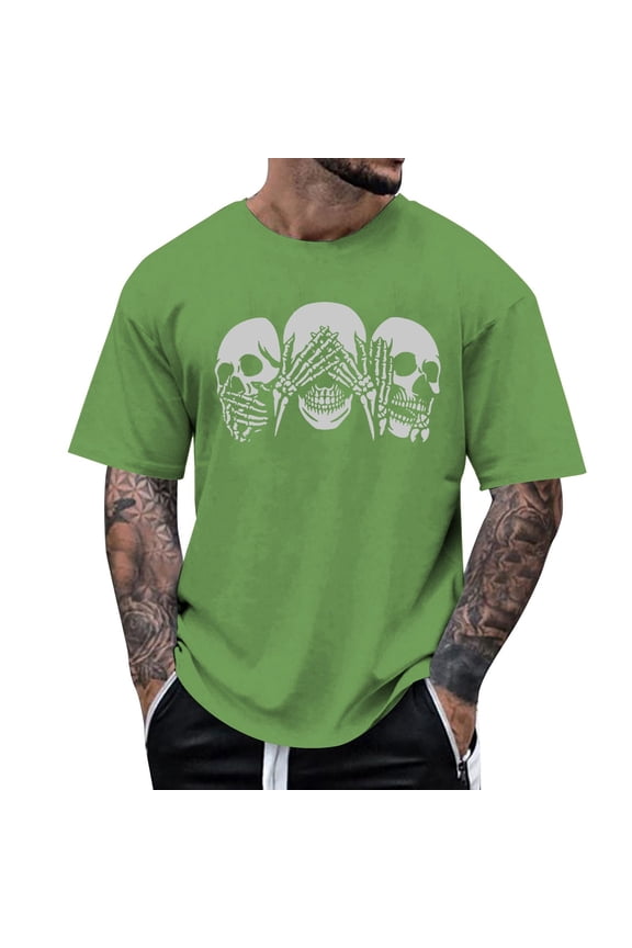 Big and Tall Shirts for Men Bones Watch And Hear | Printed Novelty Jackets For Men Women T Shirts Adults Custom T Shirt Wear around Nightshirt Heavy Fitted Pro 5 Tee Tops 3XL